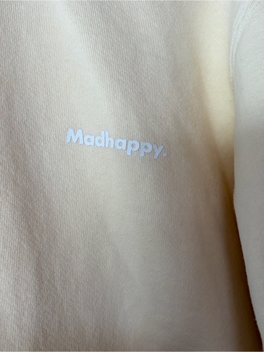 Madhappy - butter yellow Logo Sweatshirt